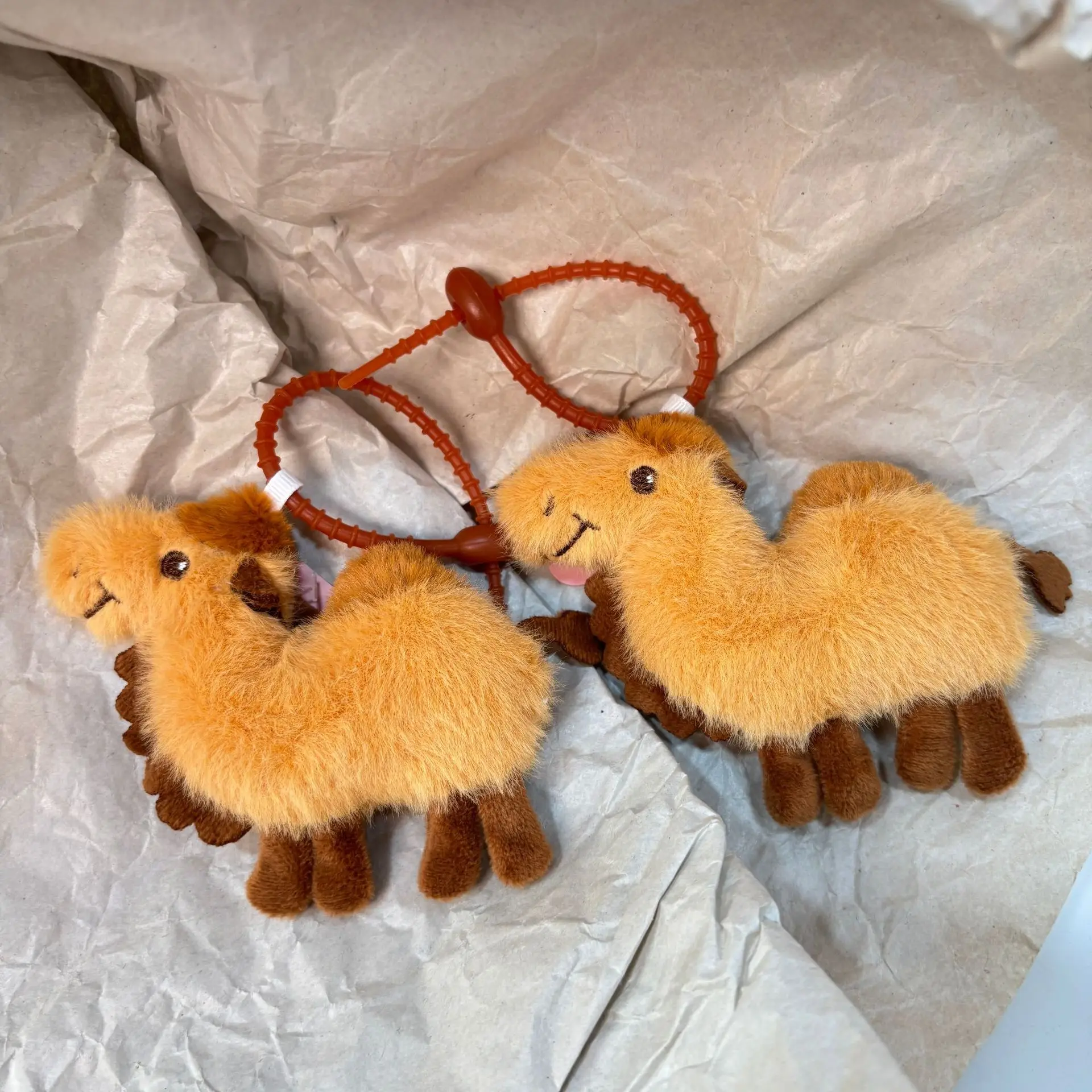 Süße Plüschpuppe Spielzeug Dunhuang Kamel Plüschpuppe Simulation Wüste Kamel Plüschpuppentasche Hängende Wüste Reise Souvenirs Schlüsselanhänger