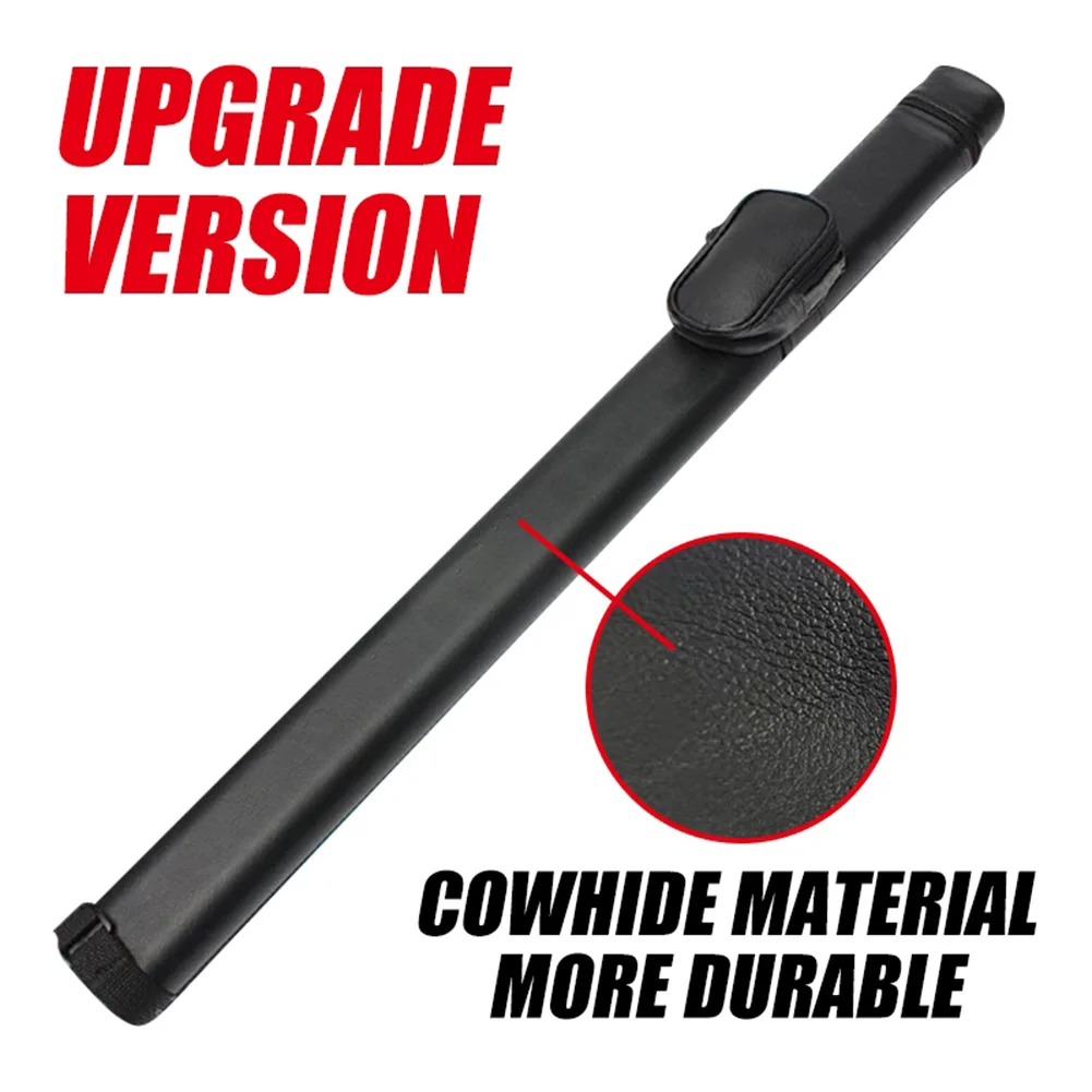 

Portable Baseball Bat Bag Stick Cover Leather Pool Cue Case Pouch Holder Stick Rod Carry Bag for 1/2 Snooker Billiard