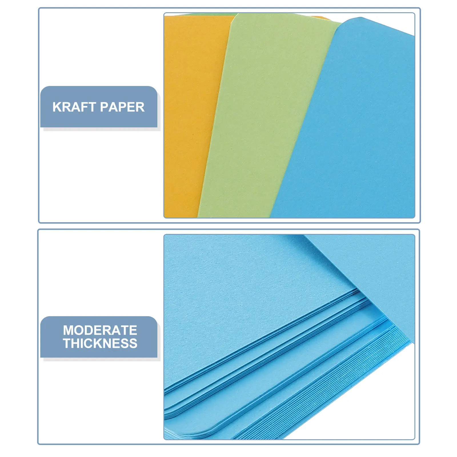 

100 шт. стильных закладок из крафт-бумаги, пустые карточки для сообщений, для книг, креативный аксессуар для чтения, канцелярские товары, идея для подарка