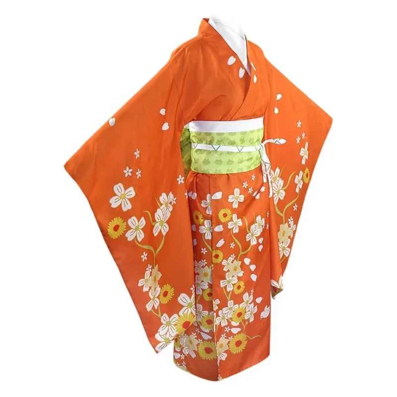 أزياء أنيمي دانغانرونا 2 هيوكو سايونجي التأثيرية كيمونو للنساء البالغات فستان برتقالي هدية للفتيات كرنفال الهالوين Cl4;v'5,f;6.j;8' #4