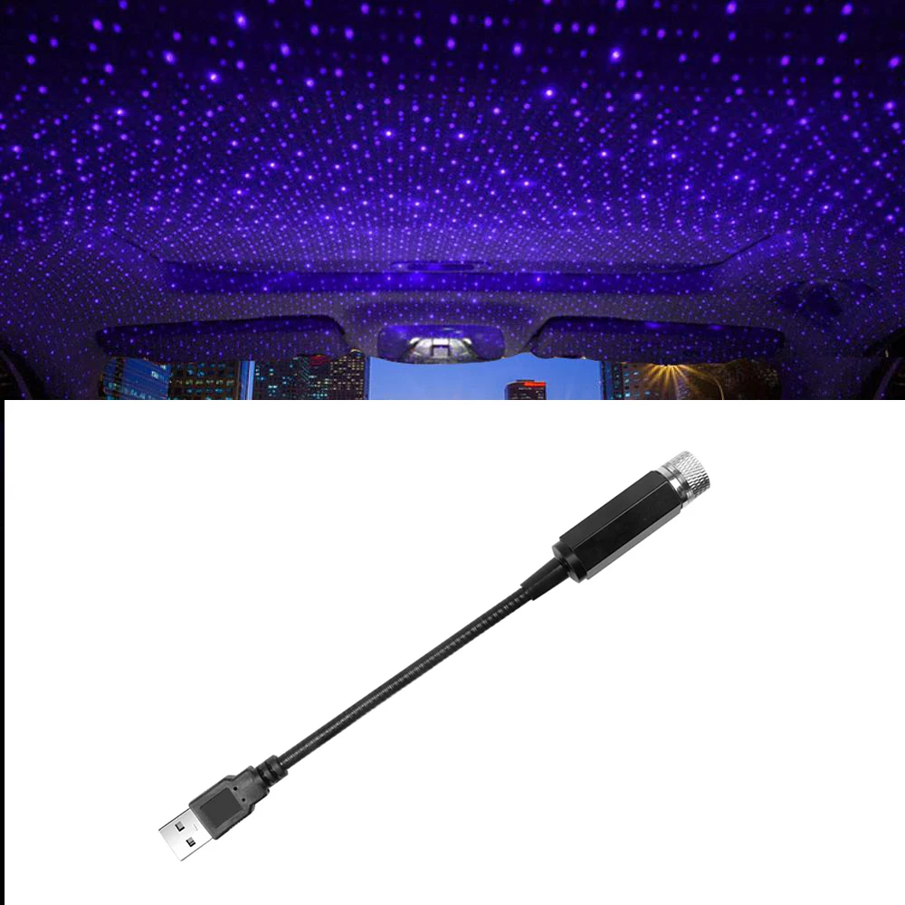 LED Car Roof Star Decoration Light Starry Night Decorative Lamp 12 V DC Car roof star light Car Roof Star Night Light