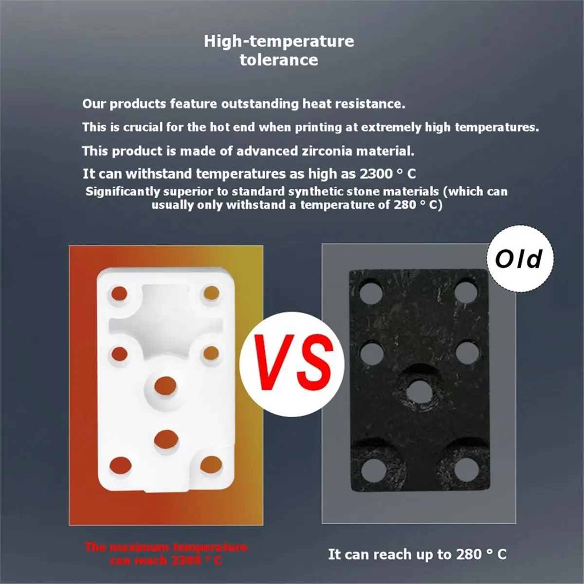 For A1/A1mini Heating Assembly Kit Ceramic Zirconia Insulation Pad Heating Hotend Kit 3D Printer Accessories