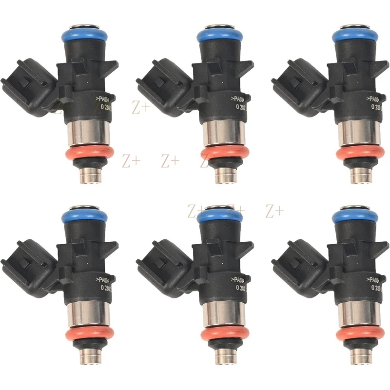 Z+      6Pcs Fuel Injectors For Chrysler Dodge Ram Jeep 3.6L 5184085AC 0280158233 FJ1147