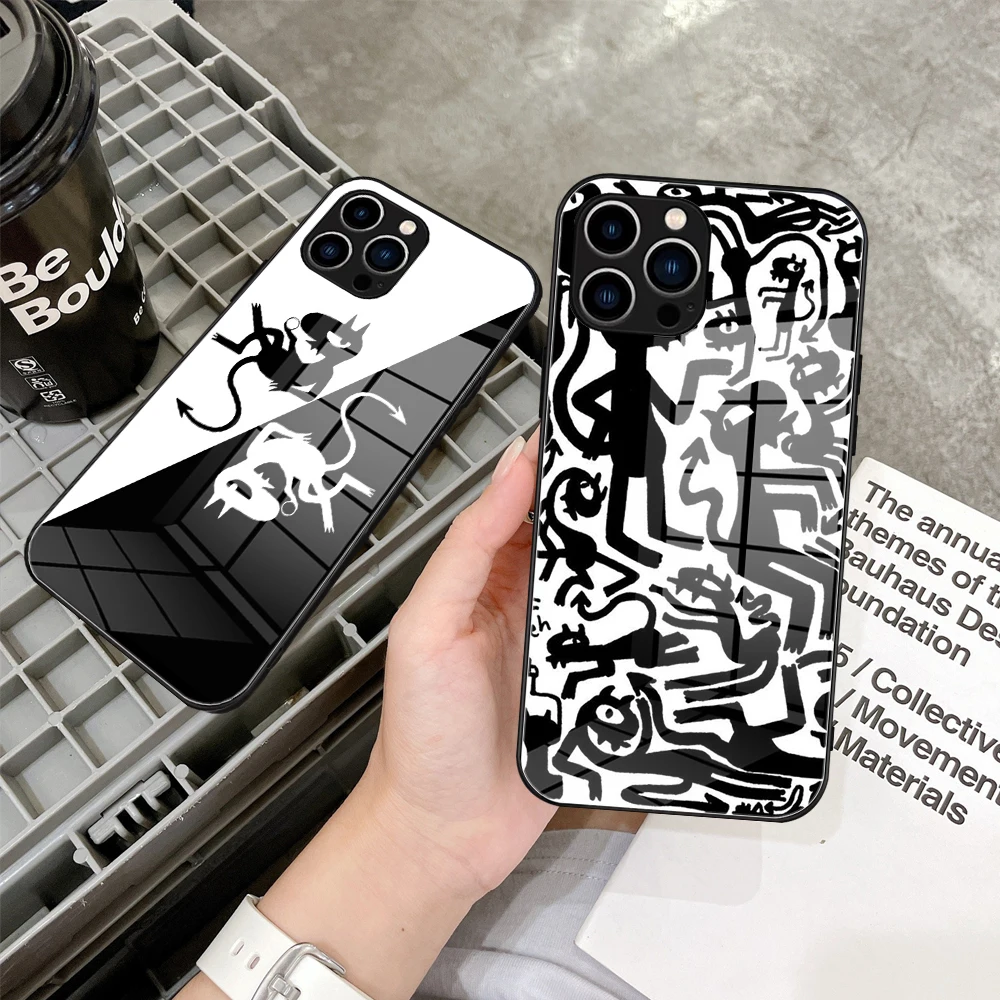 

Стеклянный чехол для Iphone 13 14 12 11Pro XR XS MAX 14 Plus