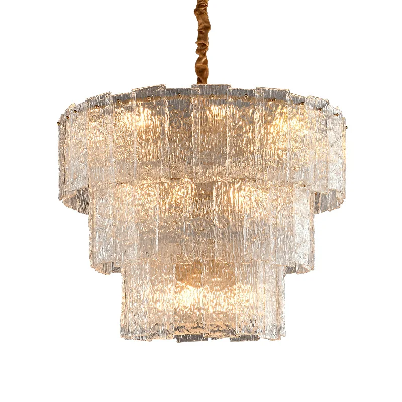 

All copper light luxury dining room bedroom chandelier modern living room simple French