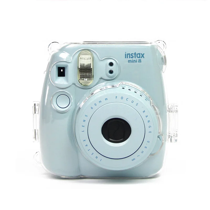 Fujifilm Instax Mini 8 /8+ 9 Film Instant Camera Clear Hard Case Bag Cover Shell