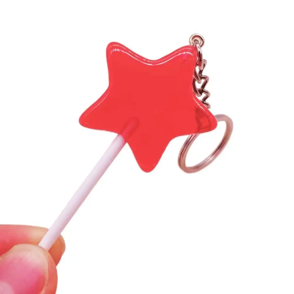 Lovely Candy Lollipop Keychain Resin Backpack Charms Simulation Food Key Rings DIY Funny Handbag Pendants Jewelry Gifts