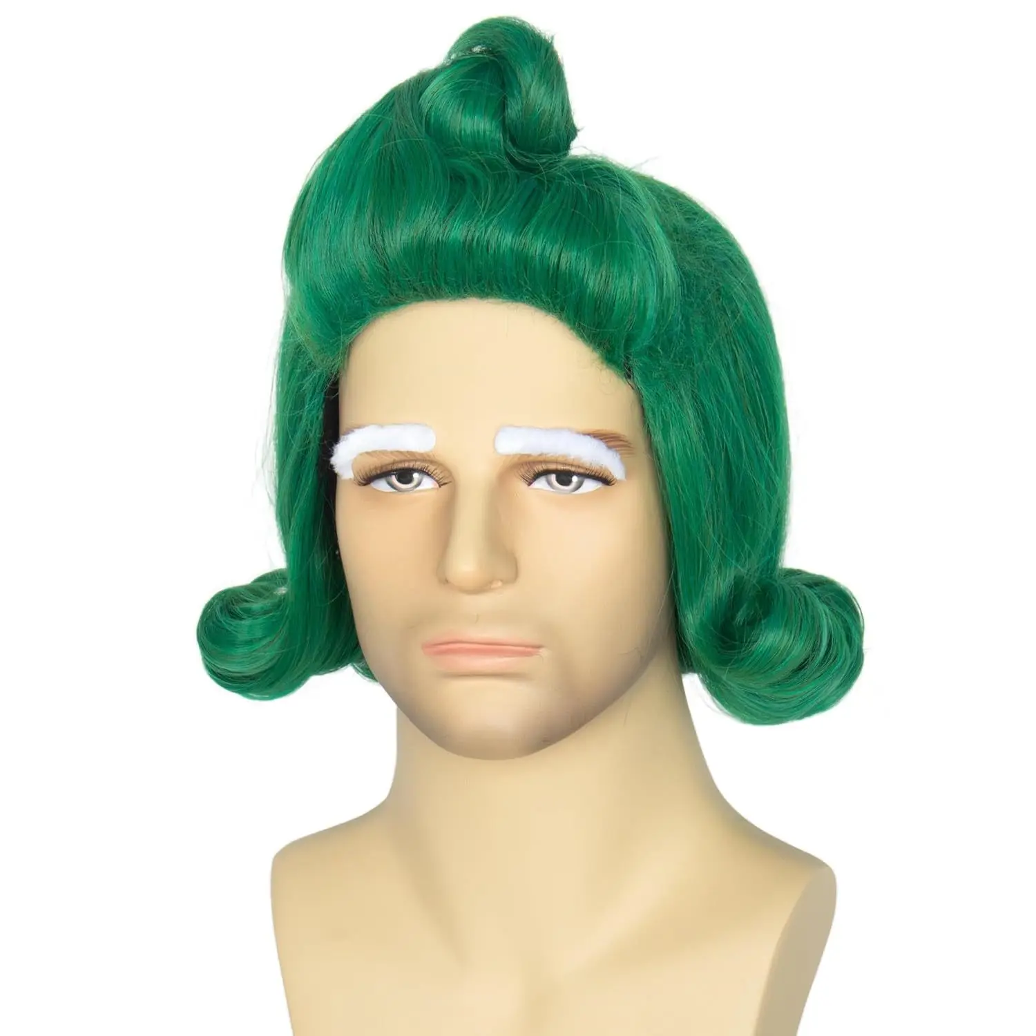 مجموعة شعر مستعار ملهمة على شكل موجة من Mpalupa، أزياء تنكرية لشخصية الهالوين