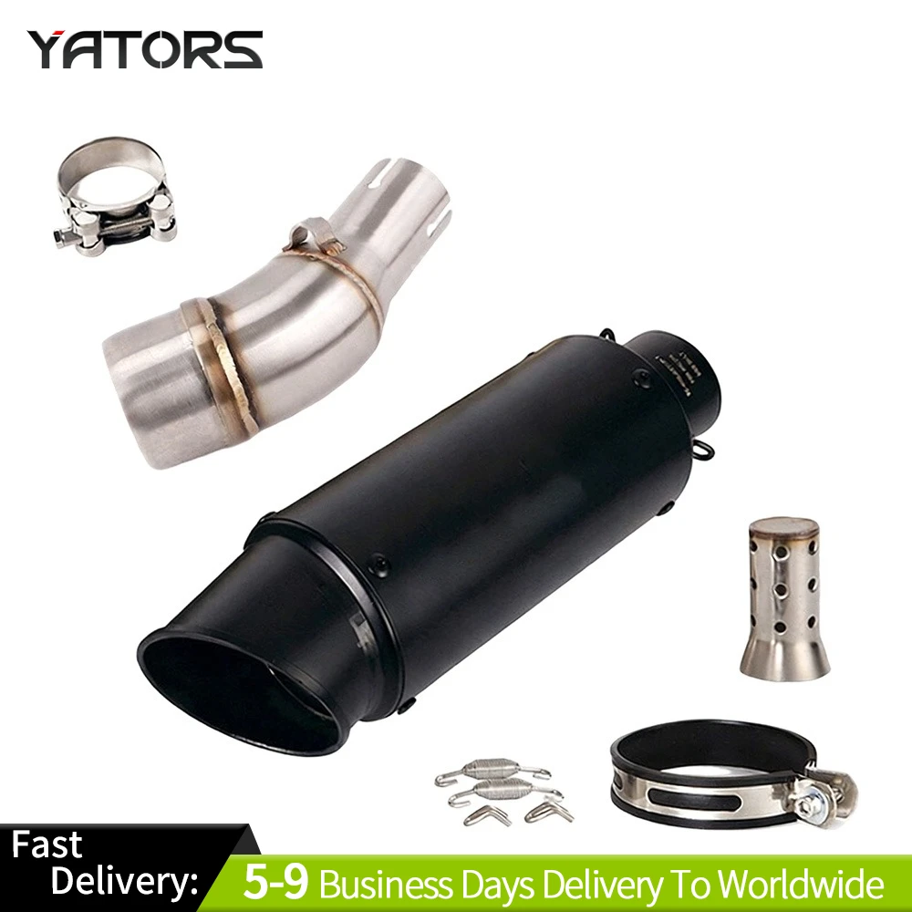 

Slip for Yamaha MT-03 2016-2023 YZF R3 Exhaust Tips Muffler Mid Tail Pipe System Exhaust Systems Exhausts Pipes