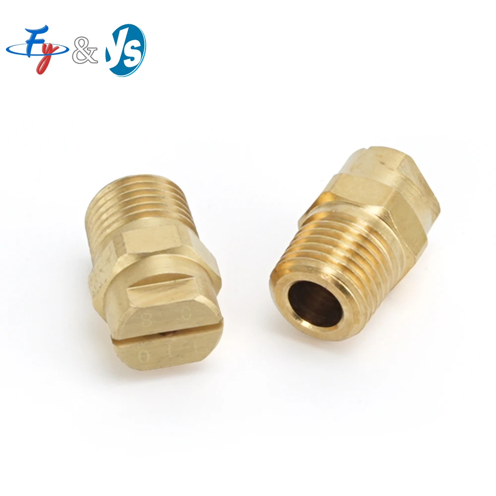 YS 1/4 HU Brass Bitumen Sprinkler Sprayer Truck for Road Mantence New Asphalt Asphalt Distributor Flat Fan Spray Nozzle