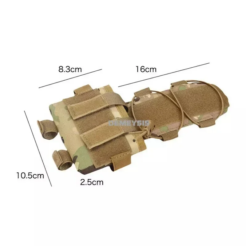 Tactical Helmet Battery Pouch Helmet Counterweight Pack Outdoor CS Airsoft Hunting FAST Helmet Battery Bag Accessories