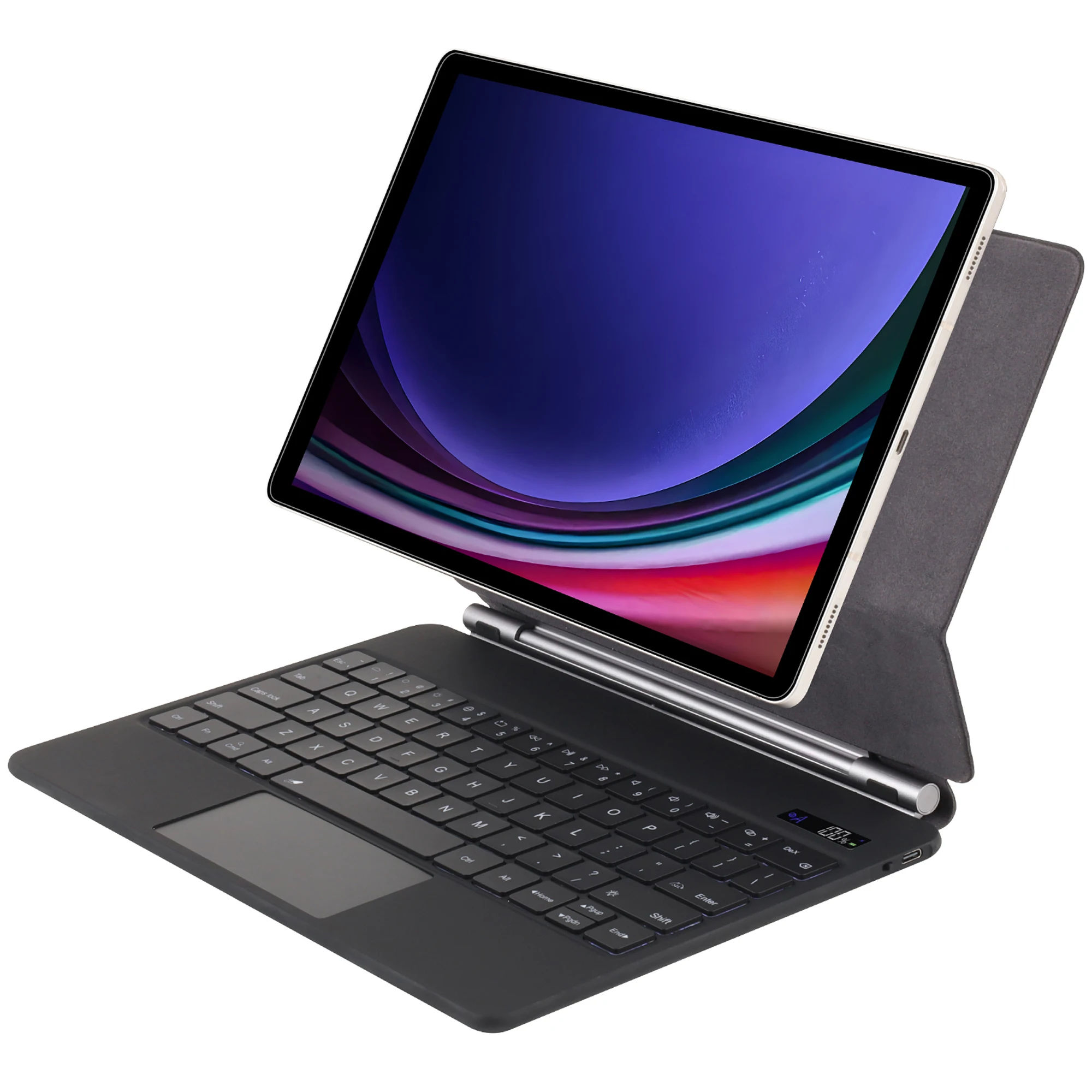 

Bluetooth Keyboard Case for Samsung Galaxy Tab S9 FE X510 X516/S9 X710 X716B X718U/S8 X700 X706/S7 T870 with Trackpad Backlit