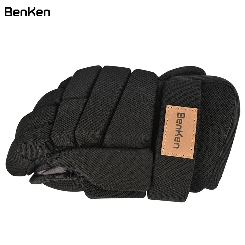 Benken-Gants de crosse et de hockey sur glace de style professionnel pour enfants et jeunes, équipement de sport de hockey sur gazon respirant