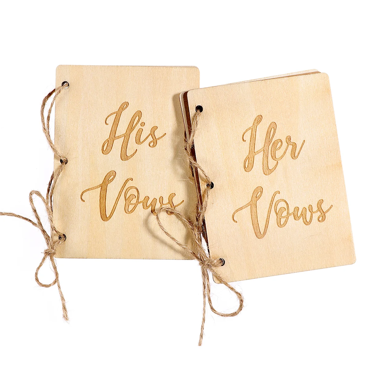 Vow Books His and Her Vows Notebook Bride Gifts Wedding The Decorate Kraft Paper