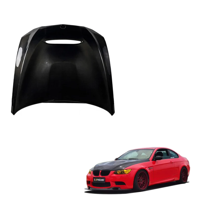

Real M3 GTS Style Dry Carbon Fiber Front Bonnet Hood Car Tuning Parts Engine Cover Hood for Bmw M3 E92 Lci Engine Hoods
