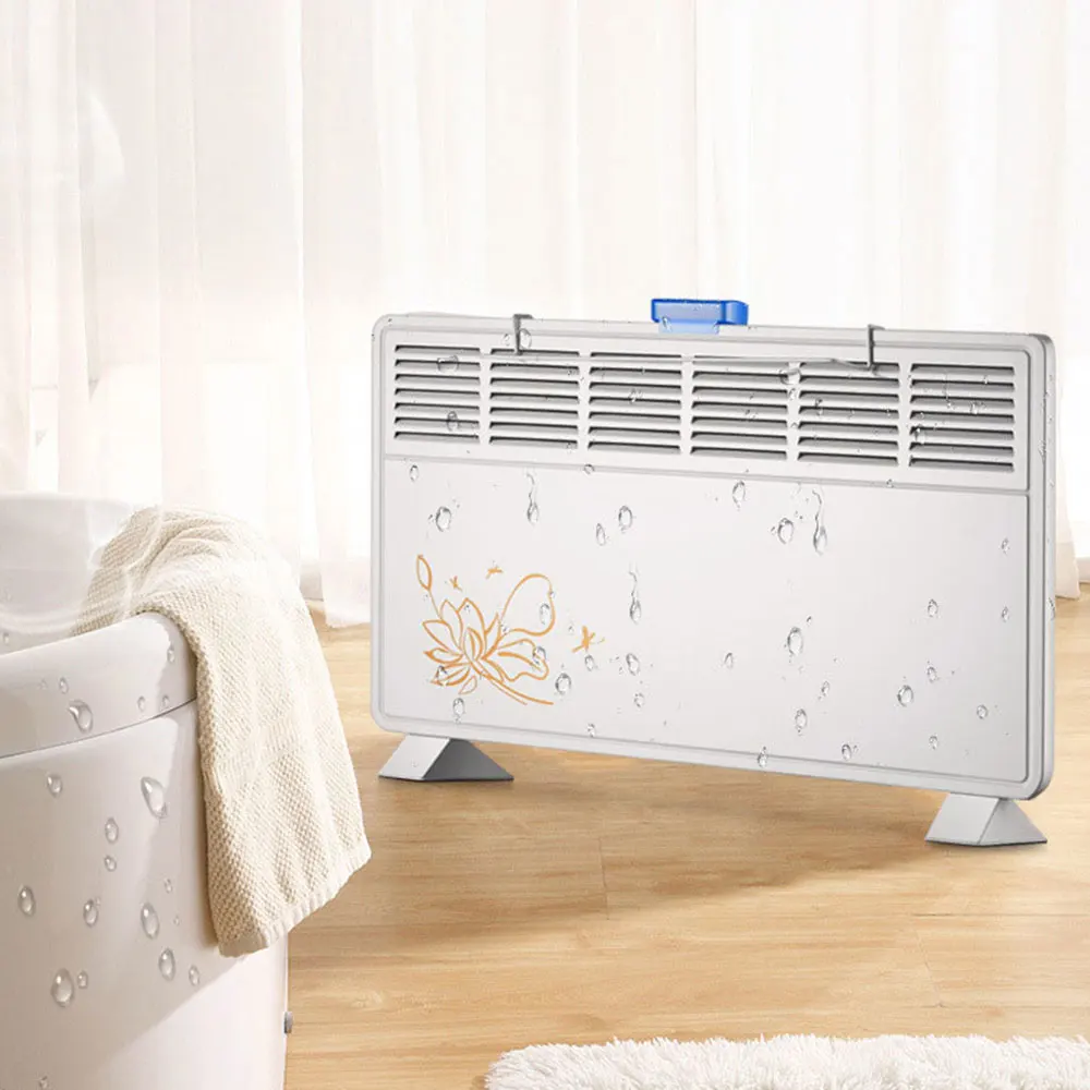 Bathroom Convector Heater Home  Warmer Electric Heater Fluent Air Flow Heating Fan Room Silent Heater elektrikli ısıtıcı