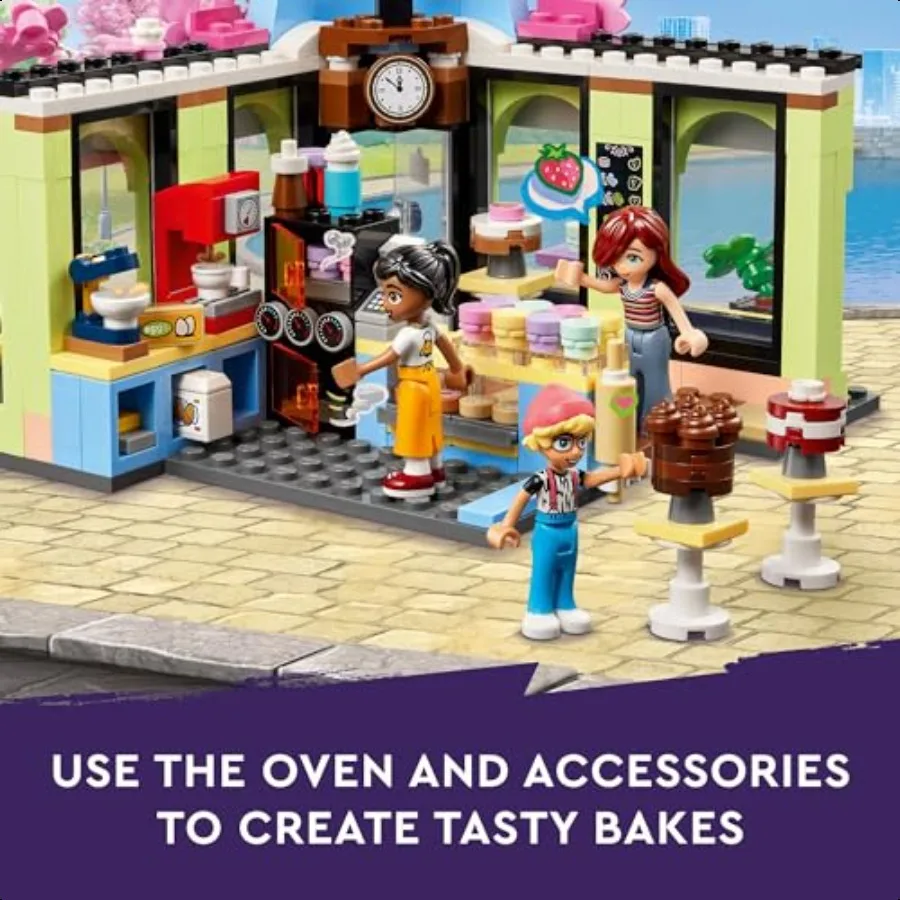 Amis Heartlake City Café jouets de construction semblant jouer jouets figurines Playset pour filles garçons âgés de 6 ans + jeu imaginatif W Mini poupée