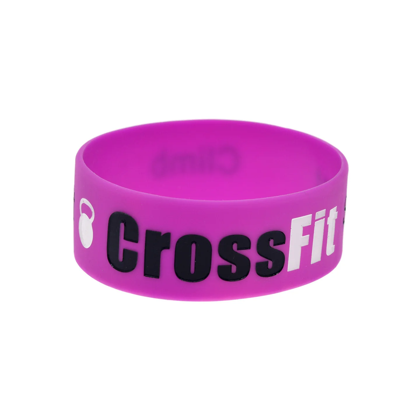25 Stück Squat Jump Climb Throw Lift CrossFit Silikon-Gummi-Handgelenksband 1 Zoll breit Trendiges Fitness-Armband – Detail 7