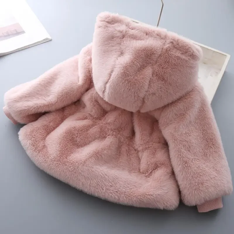 Abbigliamento invernale per ragazze cappotto per ragazze autunno inverno bambino inverno vestiti caldi bambini peluche e cappotto di cotone spesso