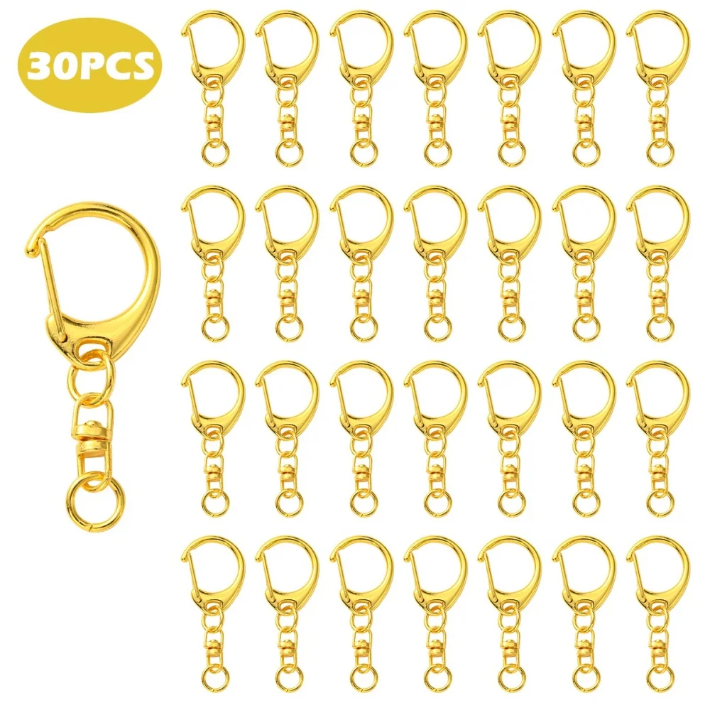 Lobster Clasp Key Ring Set for DIY Jewelry Making