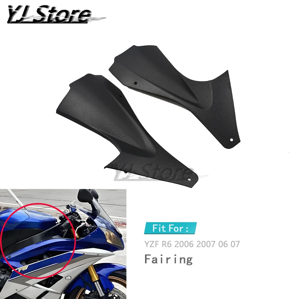 Fit For Yamaha YZF R6 2006 2007 06 07 Motorcycle Accessories Black Air Duct Side Cover Plastic Panel Fairing Cowl