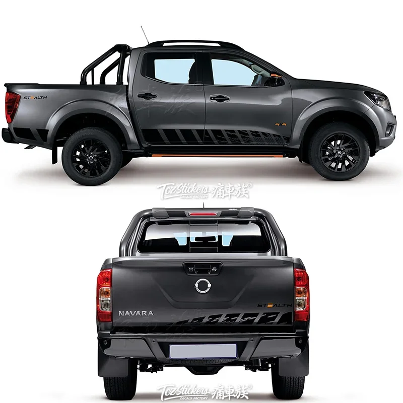 

Автомобильная наклейка, виниловые аксессуары для Nissan Navara 2012-2022, декоративная спортивная наклейка на кузов