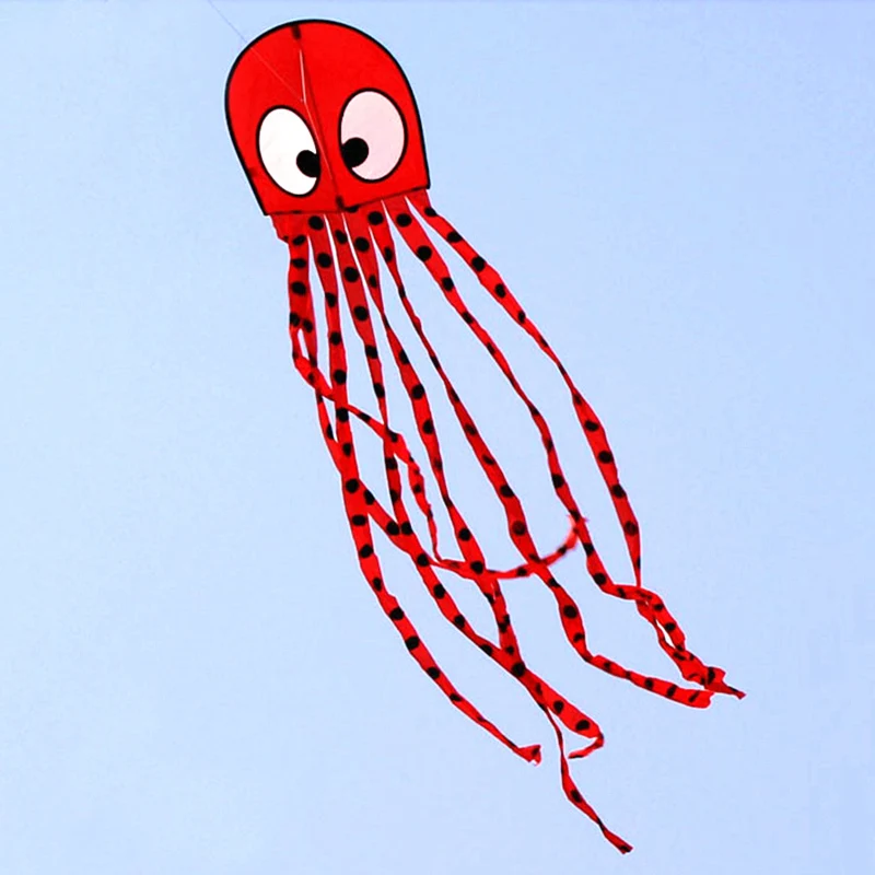 

free shipping 2.5m octopus kite various choose with handle line outdoor fun & sports weifang kite parafoil colorful flying kites