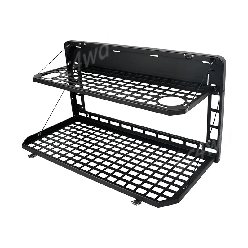 4x4 Exterior Accessories MAIKER Aluminum Tailgate Table Foldable Tactical Molle Panel For Ford Bronco 2/4 Door 2021-2025