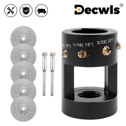 Tungsten Electrode Grinder TIG Welding Tools Multi-angle And Offset Horizontal Holes With Cutoff Slots, Electrode Grinding Tools
