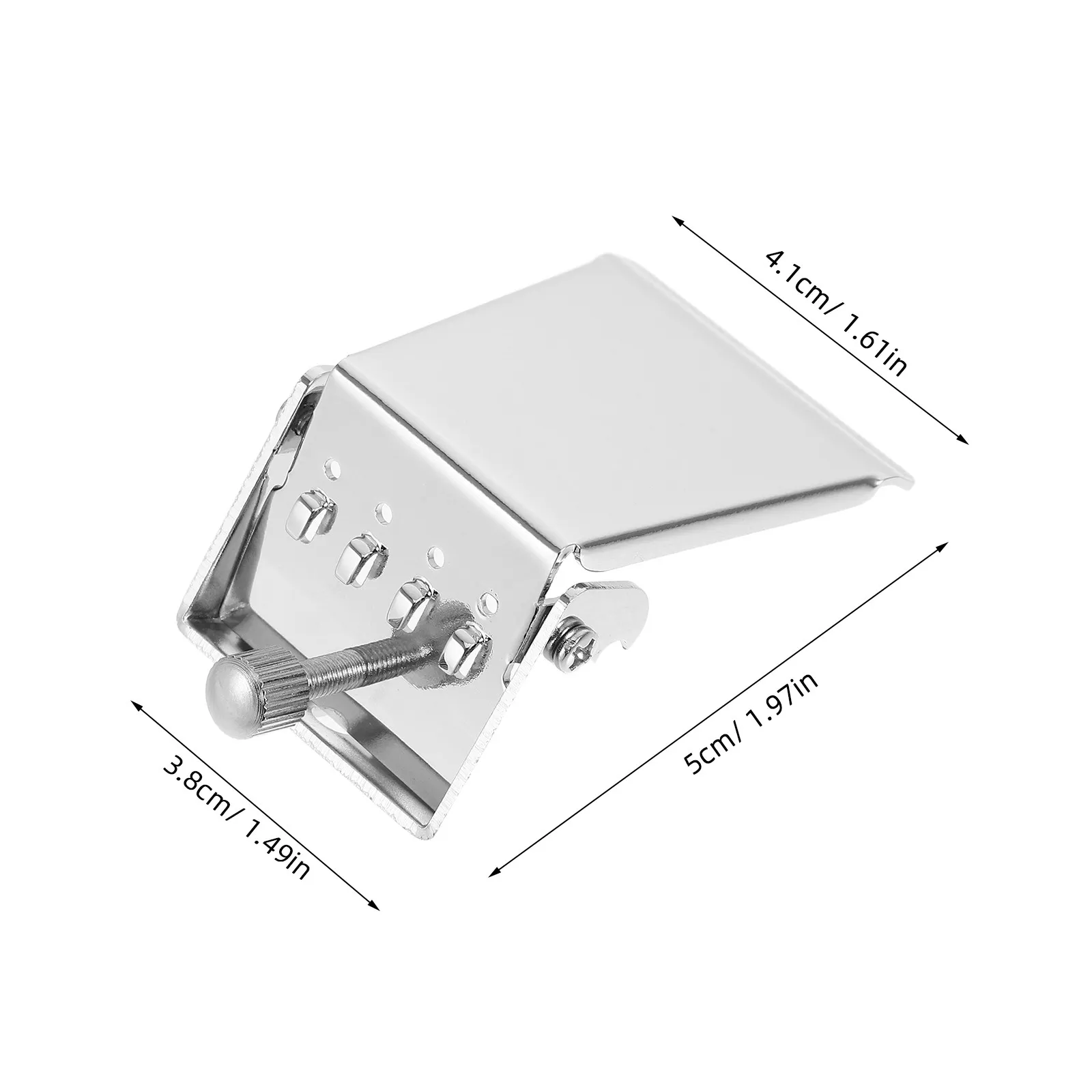Banjo Tailpiece 4 String Silver High Quality Replacement Plate Easy to Install Maintain Stable Performance Flip Top Cover