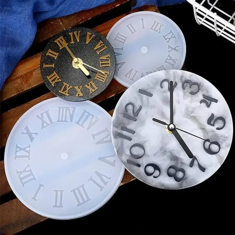 Clock Resin Molds Large Roman Numerals Constellation Number Clock Silicone Mold Epoxy Clock Mold for Resin, Polymer Clay, Gum Pa