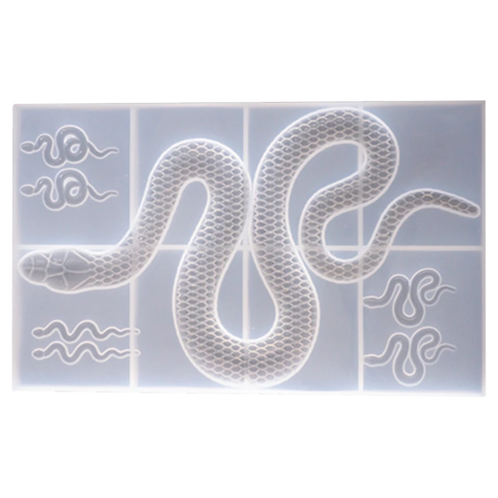 

Cobra Shaped Silicone Mold for Snake Pendant DIY Crafts Epoxy Resin Jewelry Making Reusable Necklace Charm Mold Easy Clean
