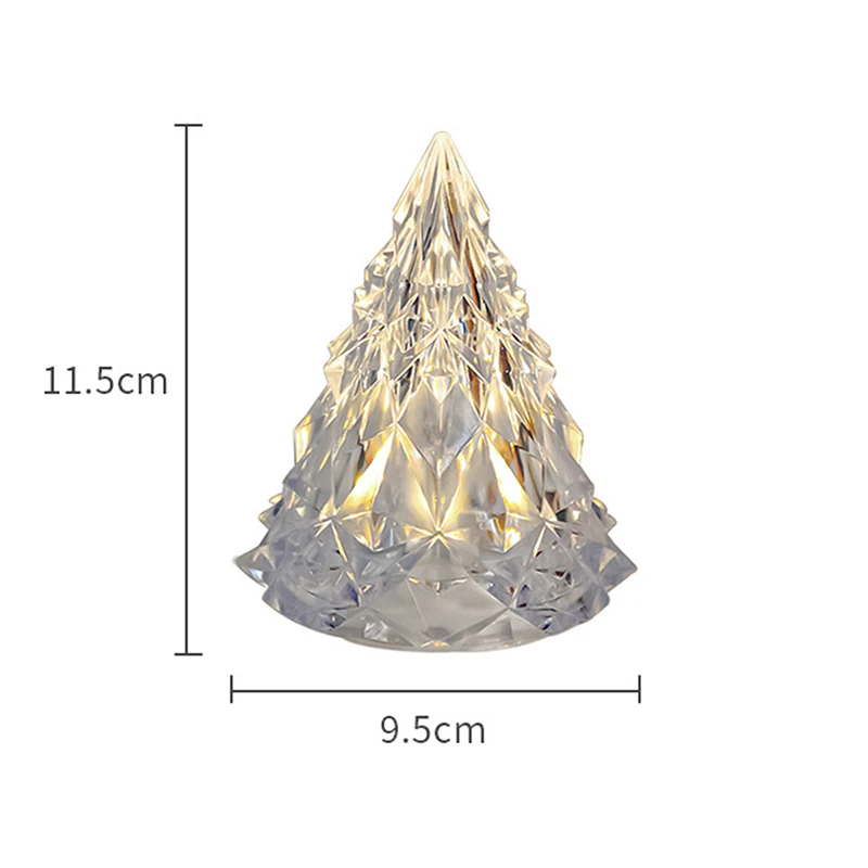 Iceberg Nightlight LED candela elettronica luce vigilia di natale lampada atmosfera di cristallo KTV Decor per la decorazione della festa nuziale