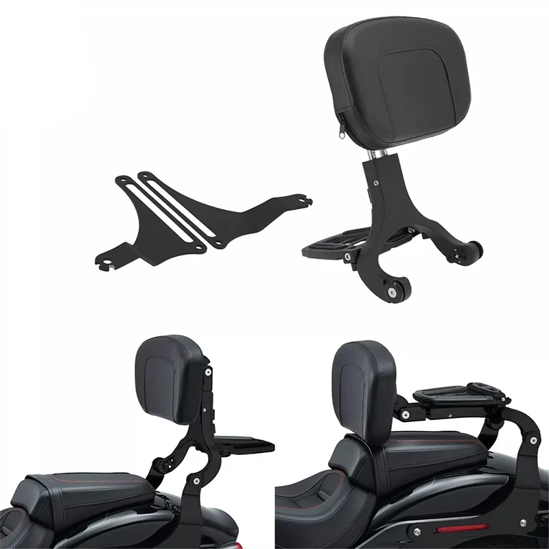 

Multifunctional Modified Folding Backrest Motorcycle Soft Tail Modification Passenger/driver Seat Modification Suitable for Harl