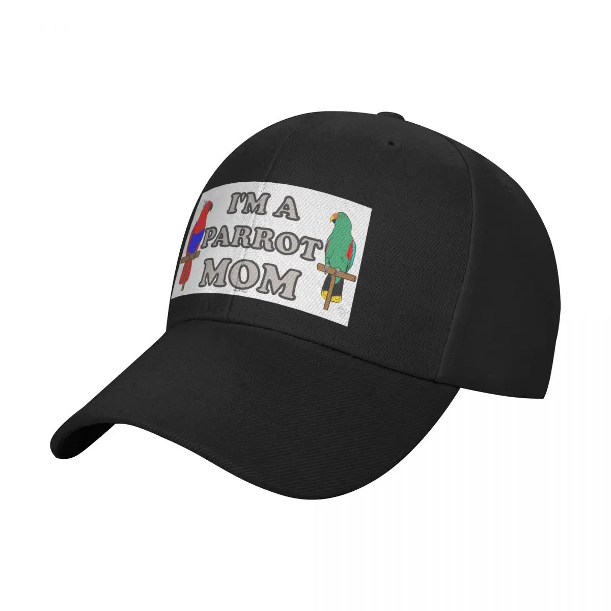 I'm a Parrot Mom! - Eclectus Male and Female Baseball Cap Big Size Hat Custom Cap Caps Male Women's