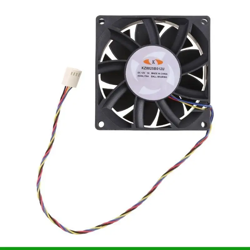 

U55C Оригинал 85,2CFM Высокоскоростной вентилятор 8CM 8025 12V 1,00A с двойным шариком