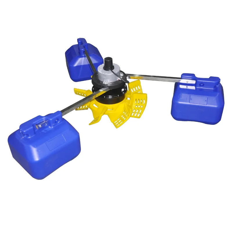 AIROW 3 kW variable frequency DC high efficiency fish pond aerator saves electricity and is maintenance-free for aquaculture