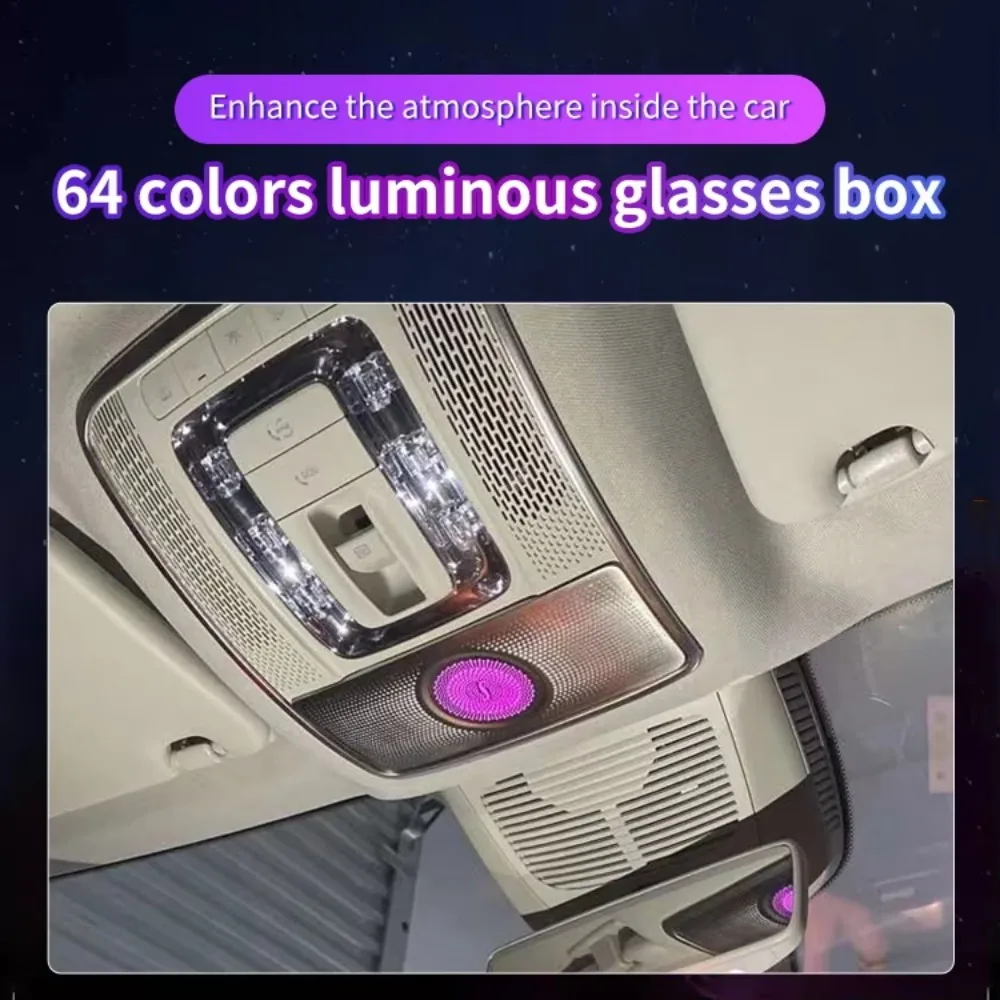 64 Colors W247 Luminous Glasses Box Cover New Condition Roof Speaker Ambient Light for Mercedes Benz B-Class GLA X247