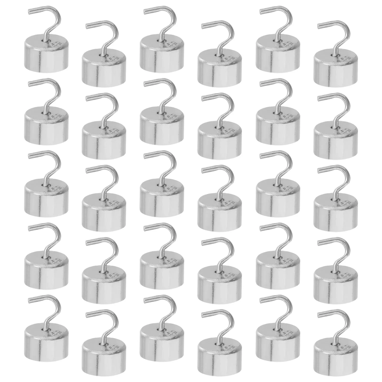 

30pcs Weights Set Precision Lab Gram Science Experiments Physics Laboratory 20G Each Double Hooked Metal Weight Calibration Mass