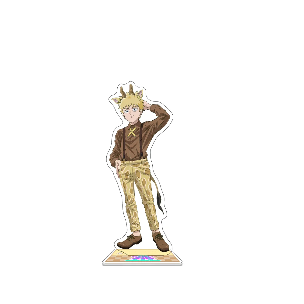 Mob Psycho 100 Anime Acrylic Stand Keychain Mob Ritsu Reigen Teruki Serizawa Character Merch Custom Product 2026 New
