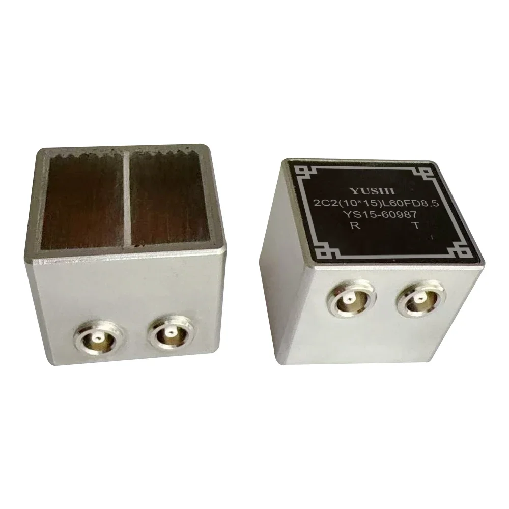 متوفر في المخزون YUSHI محول الطاقة بالموجات فوق الصوتية 0.5 ميجا هرتز/1 ميجا هرتز/2 ميجا هرتز/4 ميجا هرتز ثنائي العنصر مجسات الزاوية الطولية 45/60/70