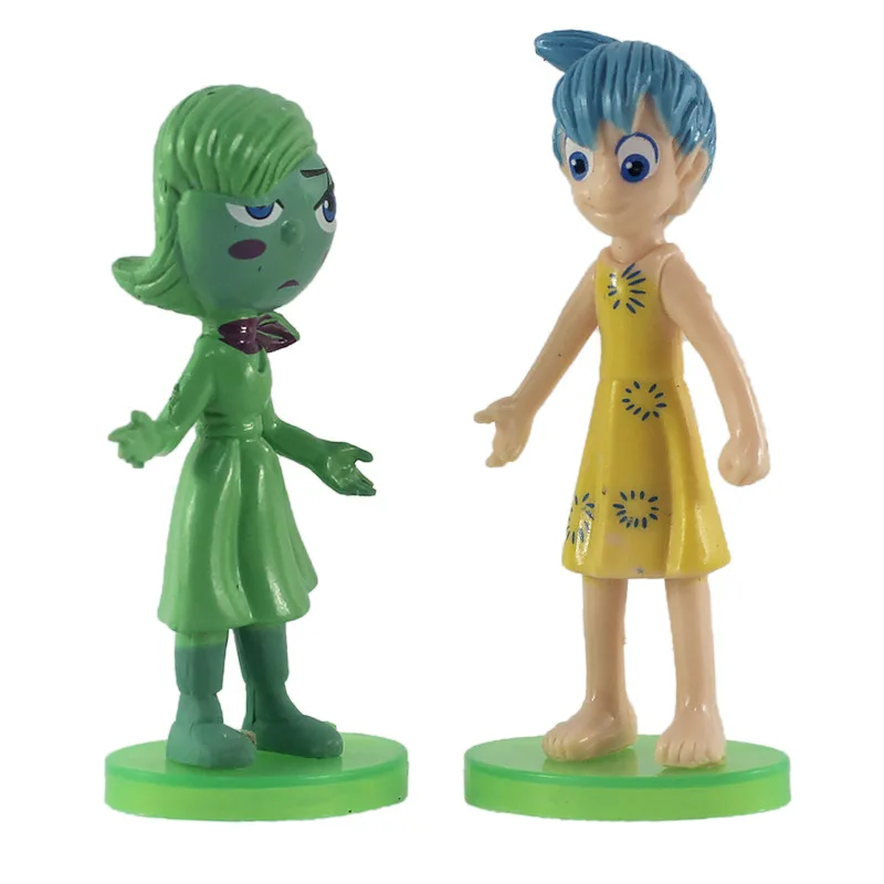 5/6/8PCS New Disney Inside Out 2 Figure Anxiety Joy Sadness Anger Disgust Fear Doll Anime Collection Figurine Toy Gifts In Stock