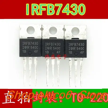 

Оригинальные запасные части IRFB7430 TO-220 IRFB7430PBF, 5 шт.