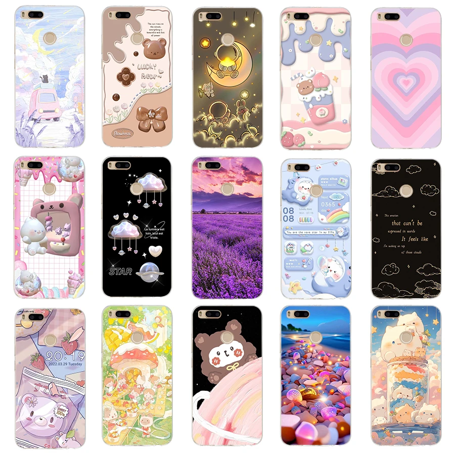 5 For Xiaomi Mi Mix 2/Mi Mix 3/mi a1/mi a2/mi a3 Case TPU Soft Silicon Protecitve Shell Cover casing