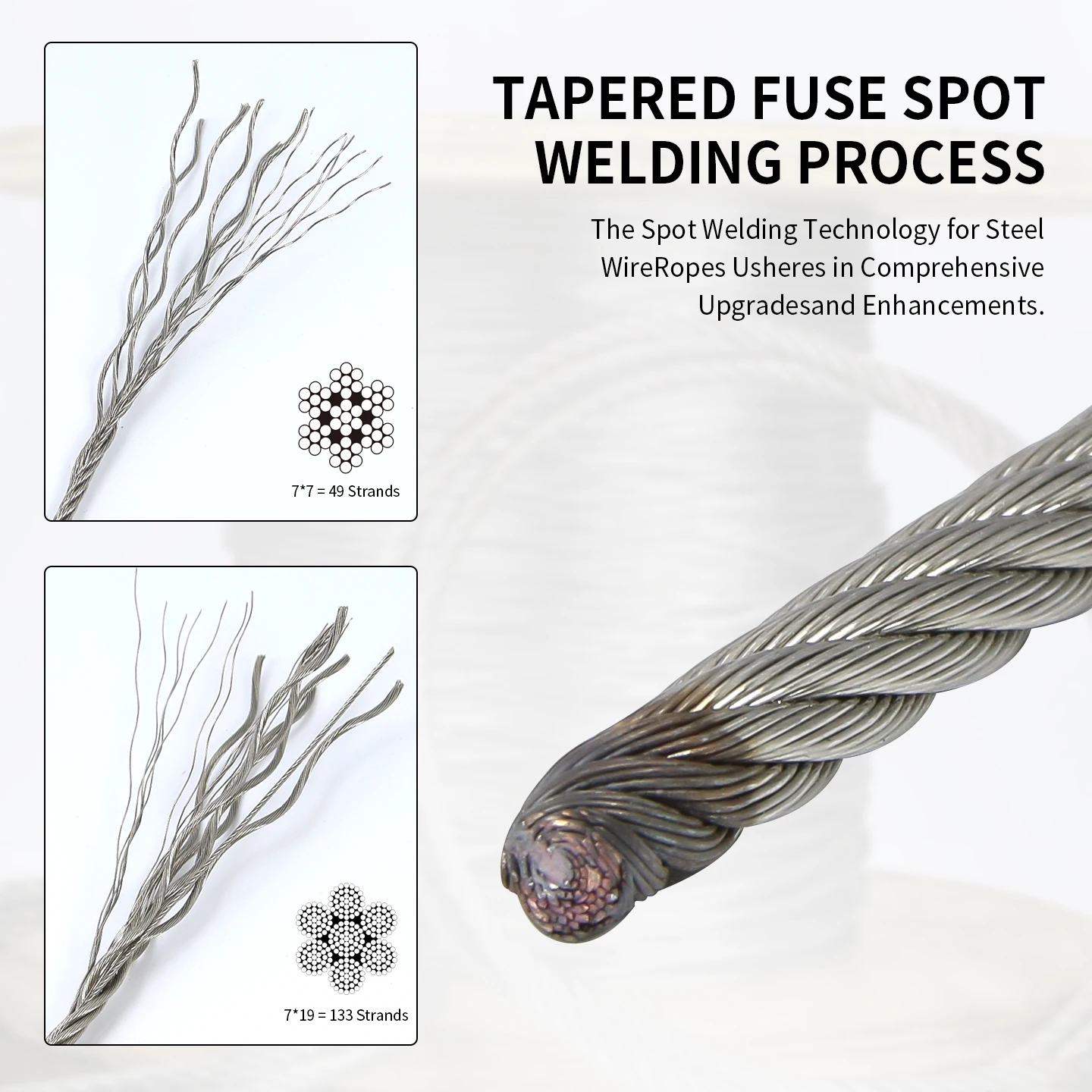 كابل سلك من الفولاذ المقاوم للصدأ 304 قابل للتعديل 1.5/2/3/4 مم، طقم تعليق، مشبك حبل بفتحة مزدوجة، يستخدم لتعليق الصور #6