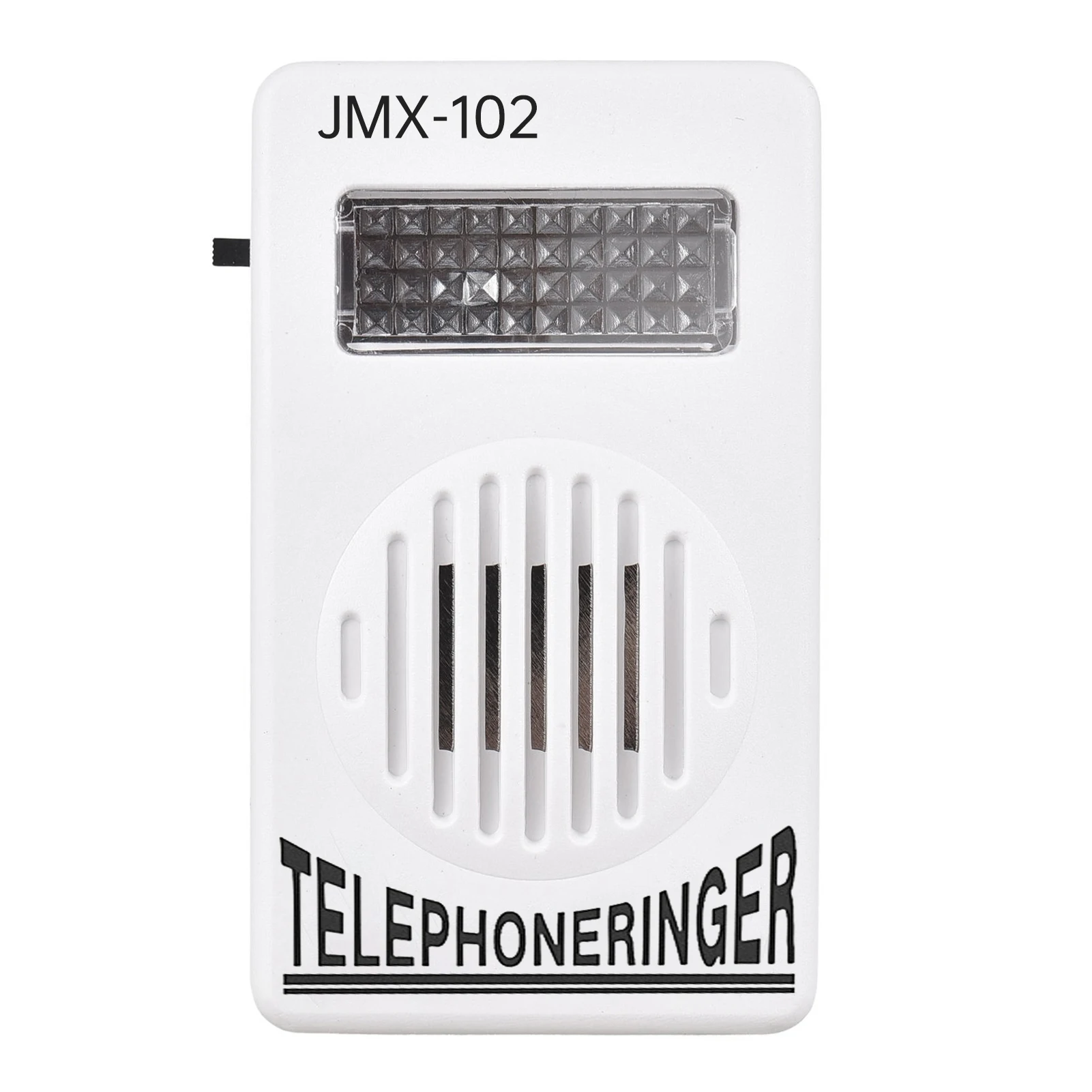 Loud Telephone Ringer 70db Amplifier Ringing Help Strobe Light Bell with Flash Light Suitable for Landline Phone 6P2C Connector