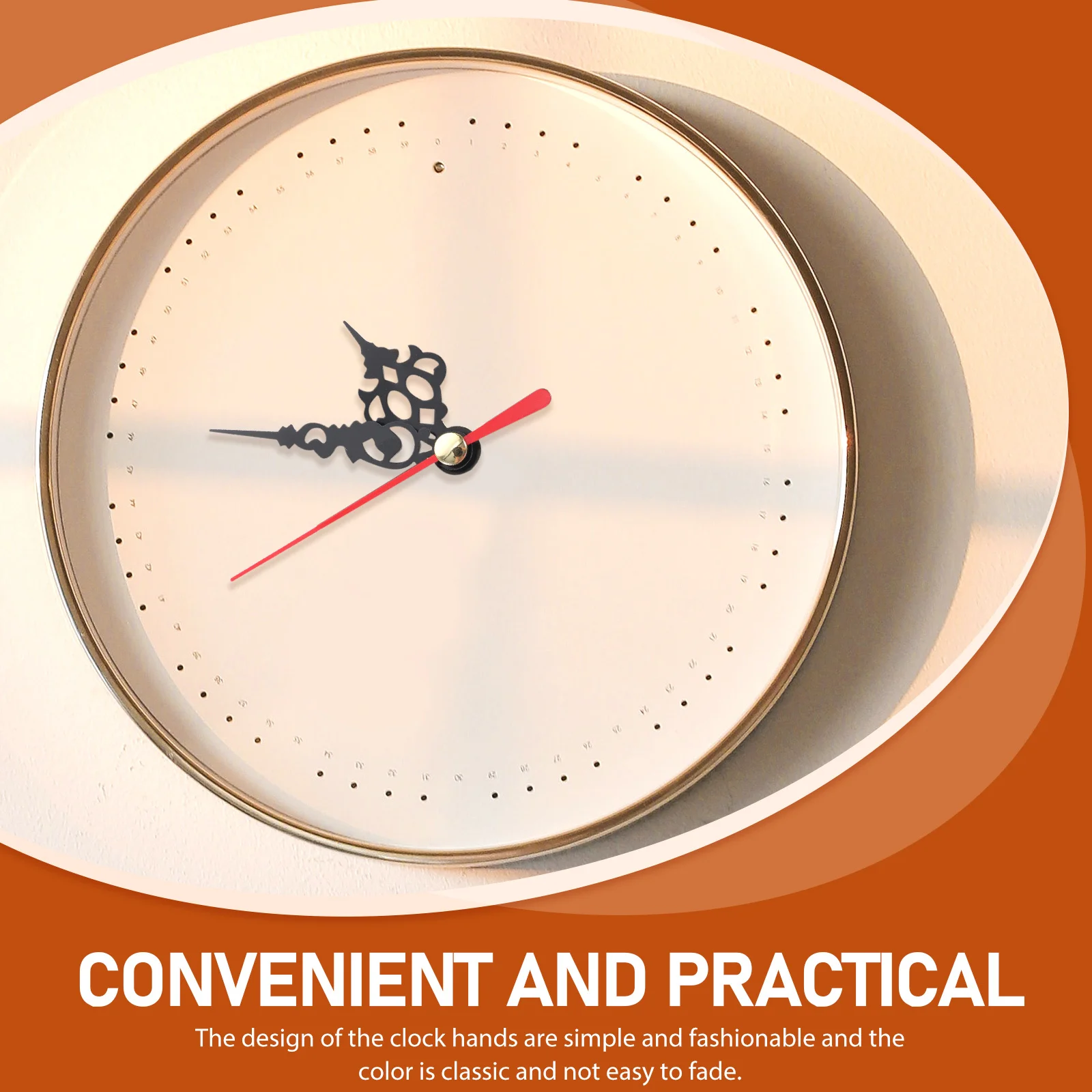 

1Set Clock Movement Replacement Durable Plastic DIY Wall Clock Mechanism Kit Hands Repair Parts for Cross Stitch Embroidery