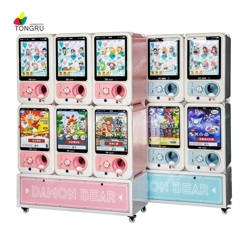 

Торговый центр Сюрприз Twist Egg Game Gashapon Автоматический торговый автомат Maquina Expendedora 220 В 110 В Машина Gachapon
