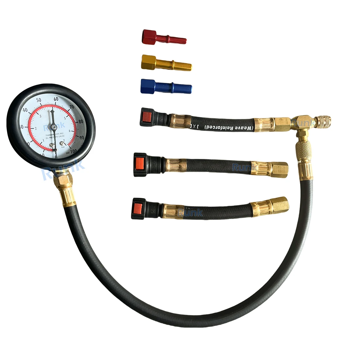 0-100PSI Fuel Pressure Tester Kit 3
