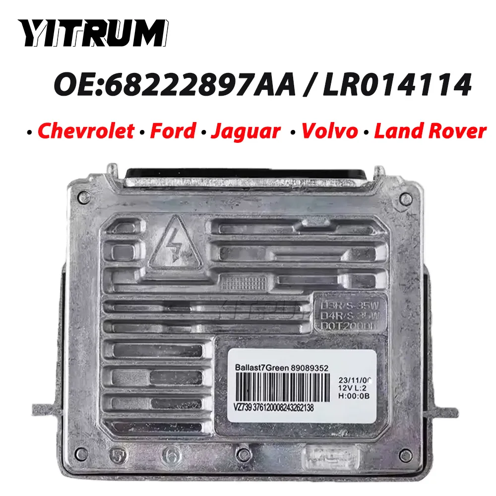 YITRUM 68222897AA 63117180050 For Peugeot 3008 Range Rover Discovery 4 Jaguar XJL Guanzhi 3 Winged Tiger Headlight Ballast